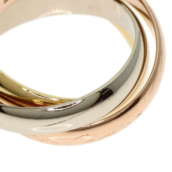 CARTIER 18k Pink Trinity Ring #48 - Picture 7 of 9